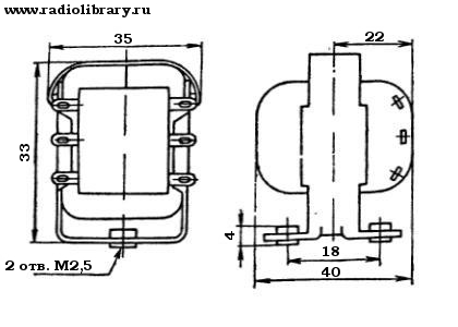 Конструкция дросселя Д4